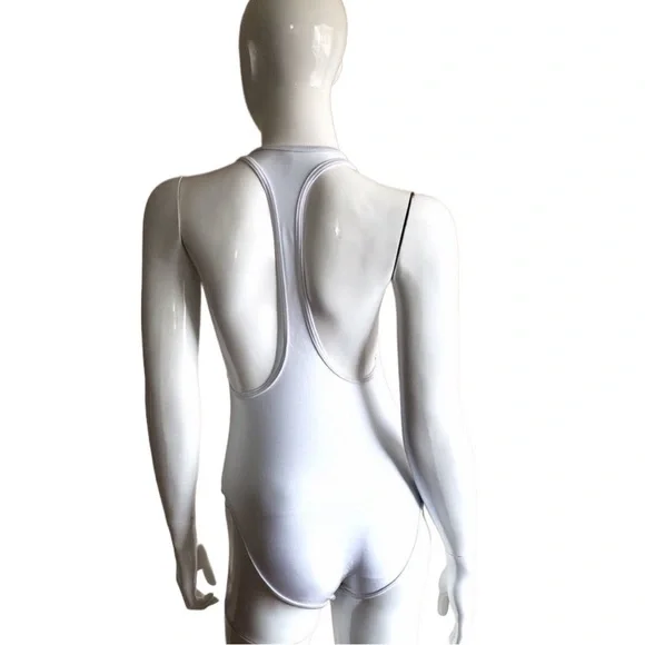 American Apparel Nylon Tricot Zip Up Sleeveless One-Piece - Picture 7 of 11